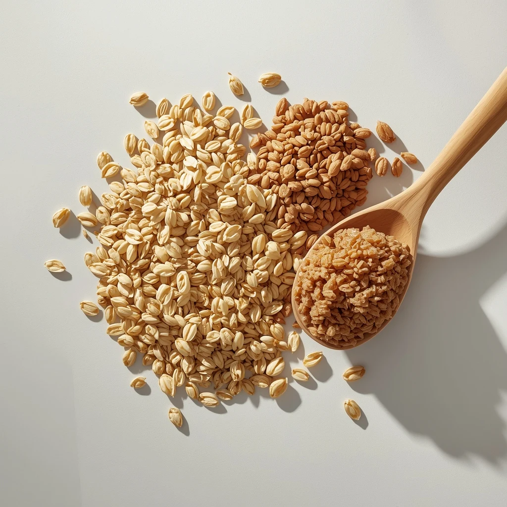 Céréales complètes non raffinées, riches en fibres, associées à une énergie durable et stable