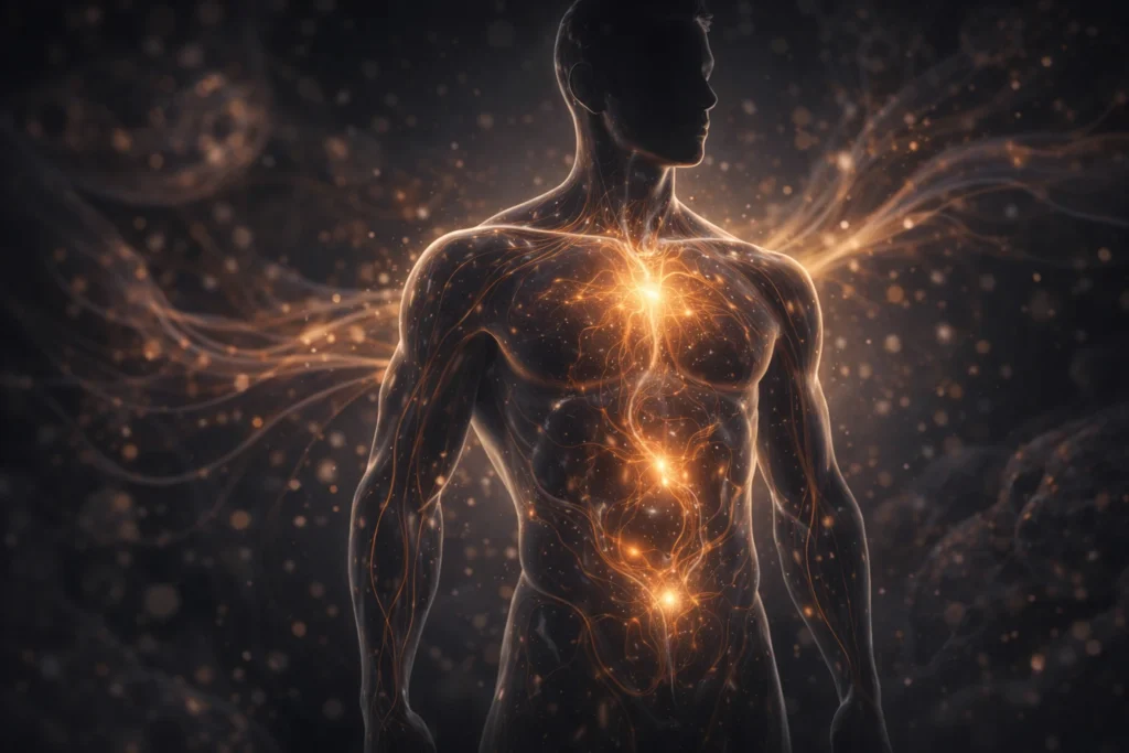 Illustration scientifique des protéines et de leur rôle dans l’endurance et la performance physiologique