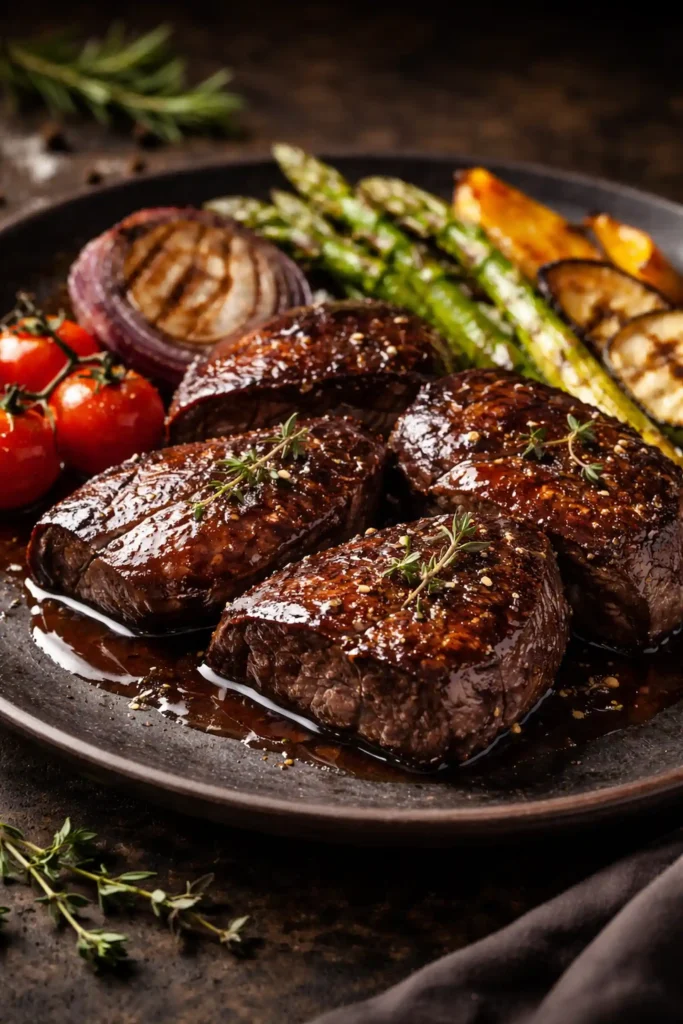 Foie de bœuf poêlé illustrant un aliment dense en nutriments soutenant l’énergie réelle, la récupération et l’équilibre physiologique