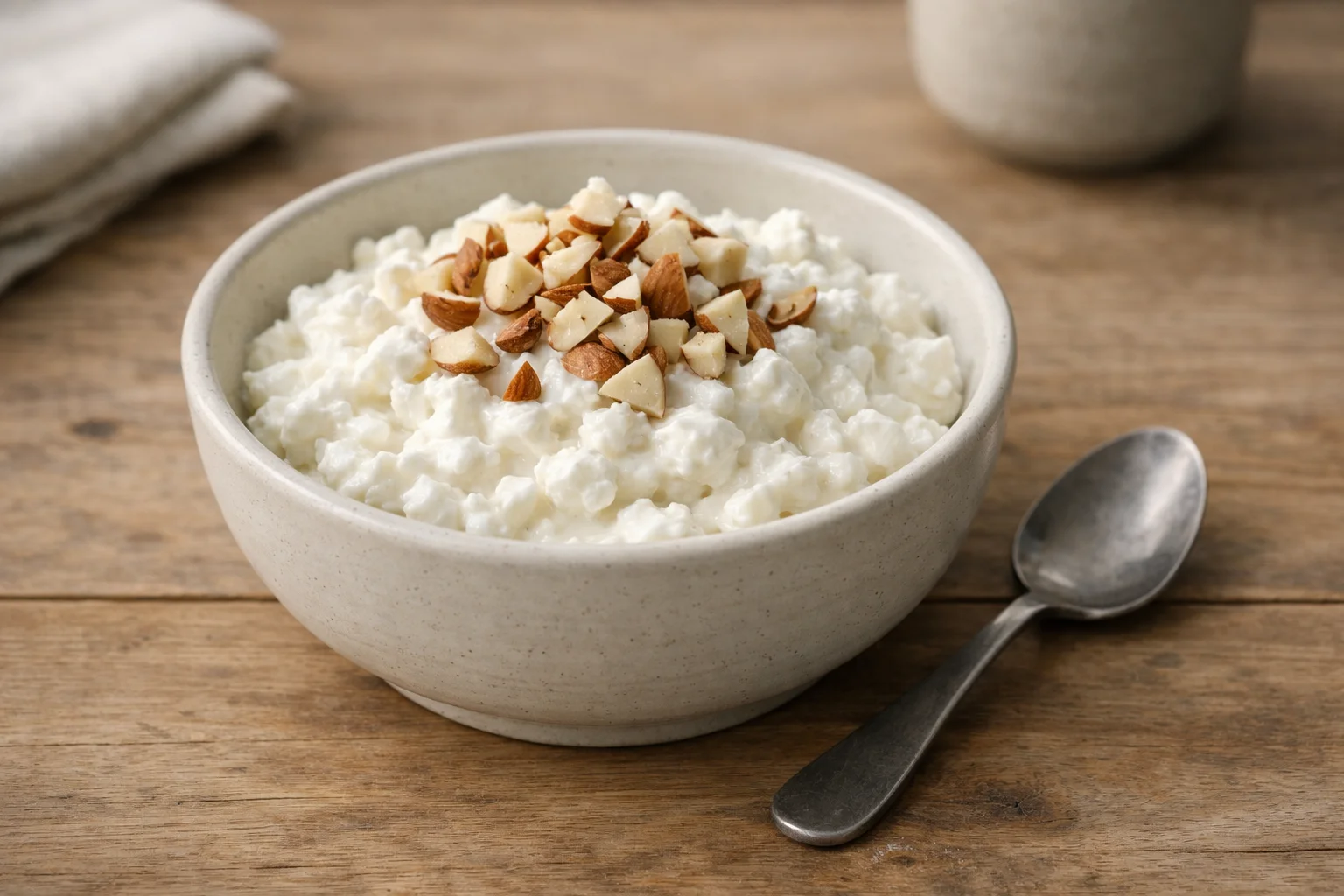 🧀 Dessert Alpha — Cottage cheese, skyr & amandes