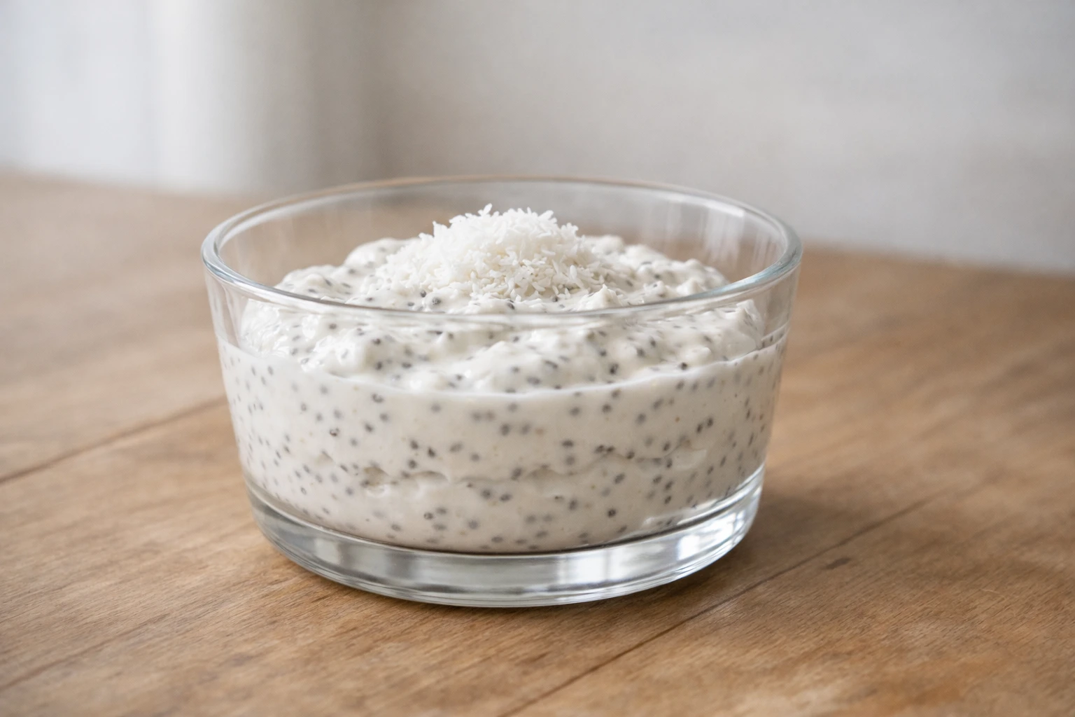 🥥 Dessert Alpha — Fromage blanc, coco & graines de chia