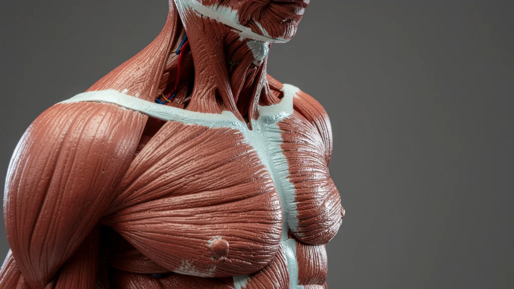 Anatomie du grand pectoral et des muscles sollicités au développé couché